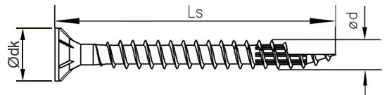 Шурупы Schmid Rapid FT SK Half-tip 10.0x350/338 TX50 (Жёлтый цинк, полная резьба, потай, 50шт)