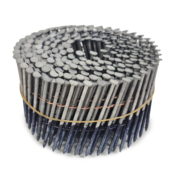 Фасадные барабанные гвозди Finka 2.3х60 Ring HDG (Горячий цинк, 2400шт)