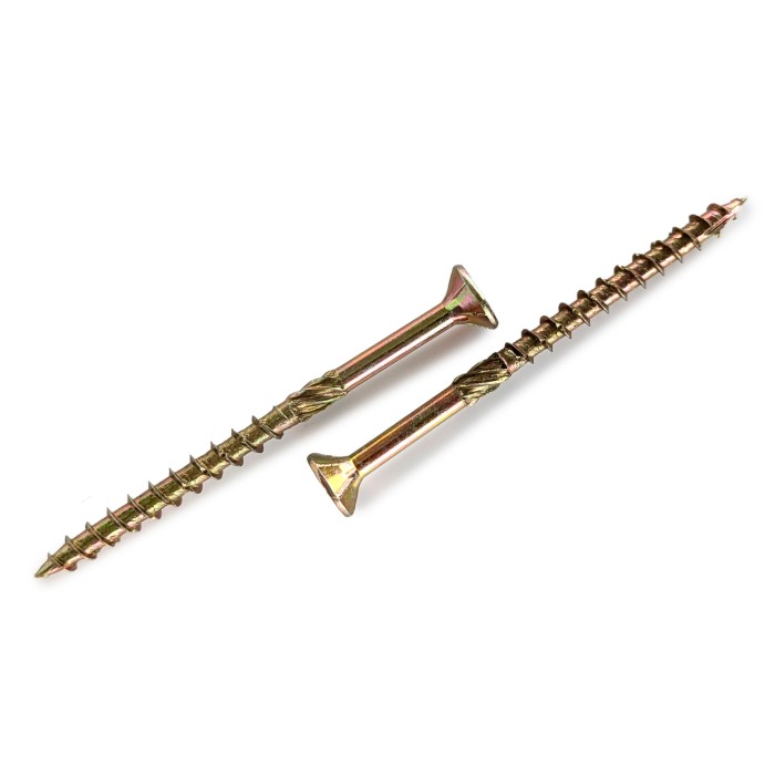 Шурупы конструкционные Domax 8.0x160/80 CS TX40 (Жёлтый цинк, потай, 50шт)