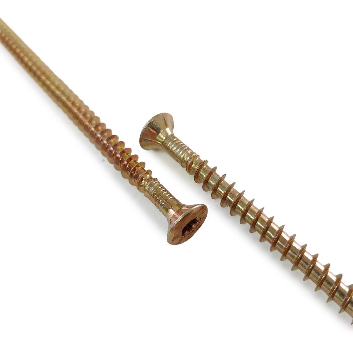 Шурупы Schmid Rapid FT SK Half-tip 10.0x300/288 TX50 (Жёлтый цинк, полная резьба, потай, 50шт)