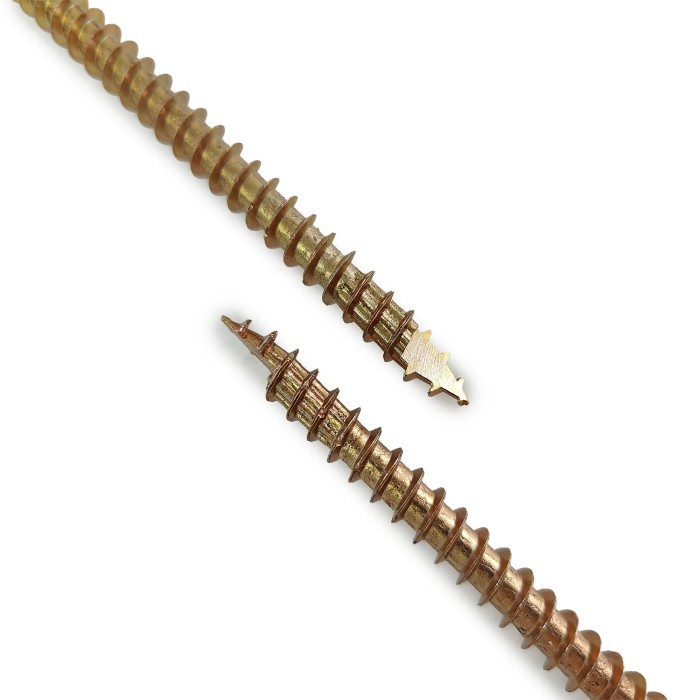 Шурупы Schmid Rapid FT SK Half-tip 10.0x300/288 TX50 (Жёлтый цинк, полная резьба, потай, 50шт)