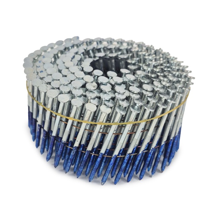 Строительные барабанные гвозди Finka 2.8х60 Ring NK (Цинк, 3000шт)