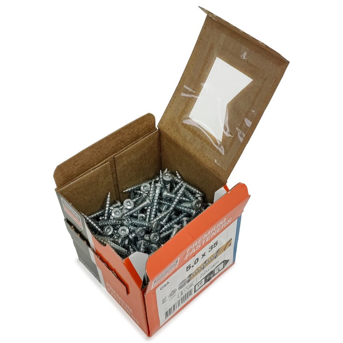 Шуруп для перфорации Simpson CSA 5,0X35MM (Цинк, 250шт)