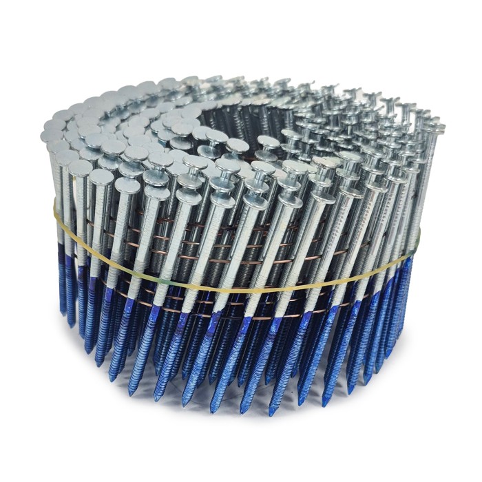 Строительные барабанные гвозди Finka 2.8х70 Ring NK (Цинк, 3000шт)