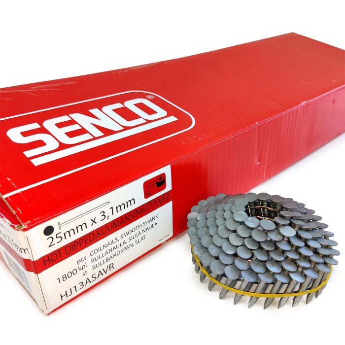 Кровельные гвозди SENCO 3.1x25 HDG (Горячий цинк 1800 шт)
