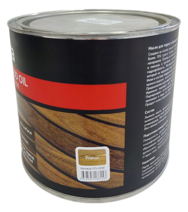 Масло для террас и фасадов Finka Exterior Wood Oil (Walnut) 2.2 L