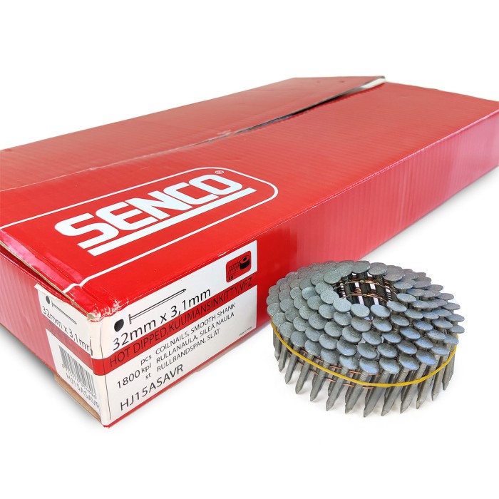 Кровельные гвозди SENCO 3.1x32 HDG (Горячий цинк 1800 шт)