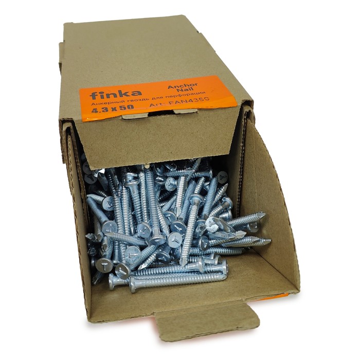 Гвоздь для перфорации Finka Anchor Nail 4.3x50 (Цинк 500шт)