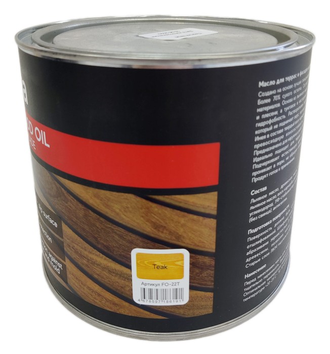 Масло для террас и фасадов Finka Exterior Wood Oil (Teak) 2.2 L
