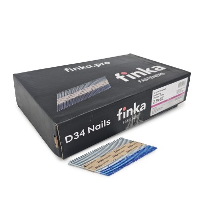 Строительные реечные гвозди Finka D34 2.9x65 Ring NK (Цинк, 2000шт)