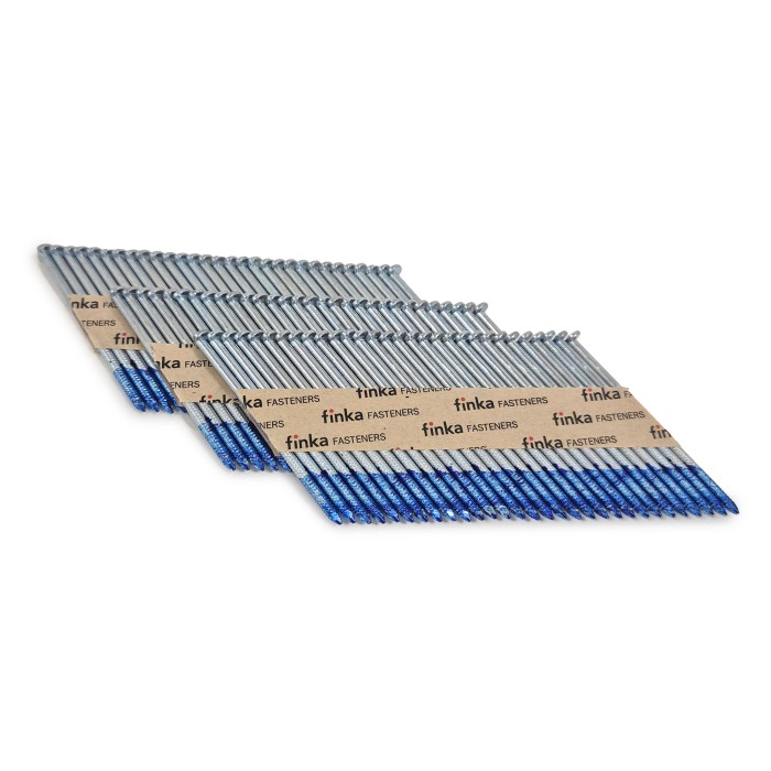 Строительные реечные гвозди Finka D34 2.9x65 Ring NK (Цинк, 2000шт)