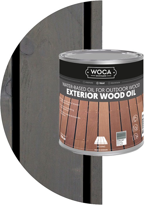 WOCA Exterior Wood Oil Stone Grey Масло (0,75l) Каменный серый