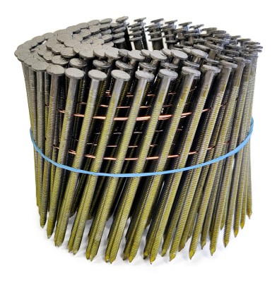 Барабанные гвозди Finka 3.1х90 BK Ring (1600 шт)