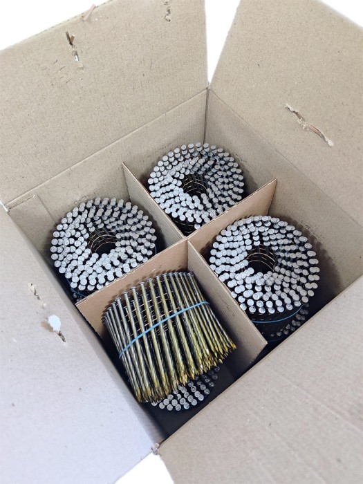 Барабанные гвозди Finka 3.1х90 BK Screw (1600 шт)