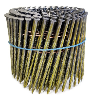 Барабанные гвозди Finka 3.1х90 BK Screw (1600 шт)