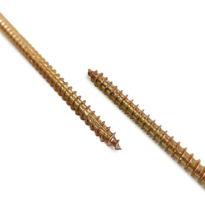 Шурупы Schmid Rapid FT CL 8.0x140/130 TX40 (Жёлтый цинк, полная резьба, цилиндр, 50шт)