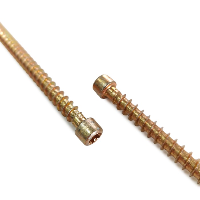 Шурупы Schmid Rapid FT CL 8.0x160/150 TX40 (Жёлтый цинк, полная резьба, цилиндр, 50шт)