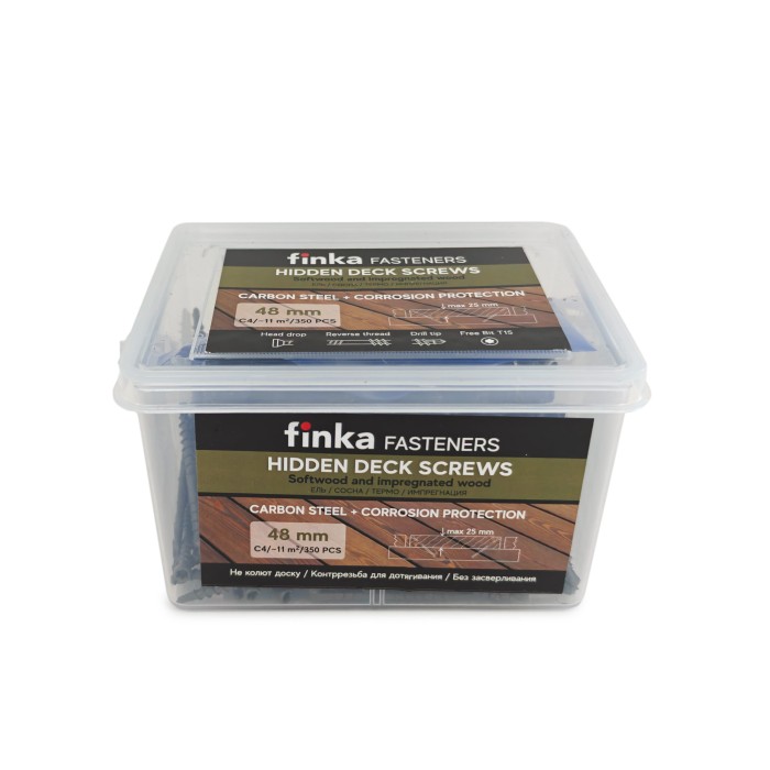 Саморезы Finka Hidden Deck Screws C4 48 mm (350 шт)