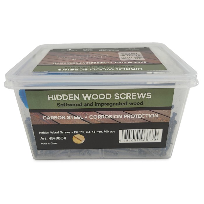 Саморезы Finka Hidden Deck Screws C4 48 mm (700 шт)