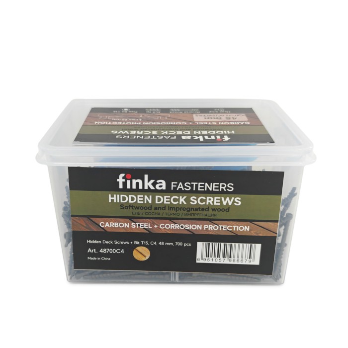 Саморезы Finka Hidden Deck Screws C4 48 mm (700 шт)