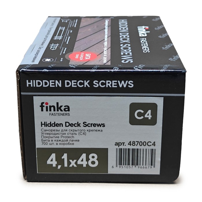Саморезы Finka Hidden Deck Screws C4 48 mm (700 шт)