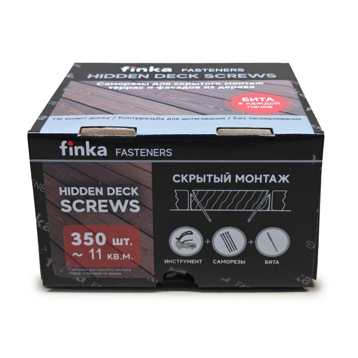 Саморезы Finka Hidden Deck Screws C4 60 mm (350 шт)