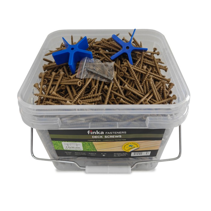 Саморезы Finka Deck Screws C4 4,8x90 mm T25 (1350 шт)