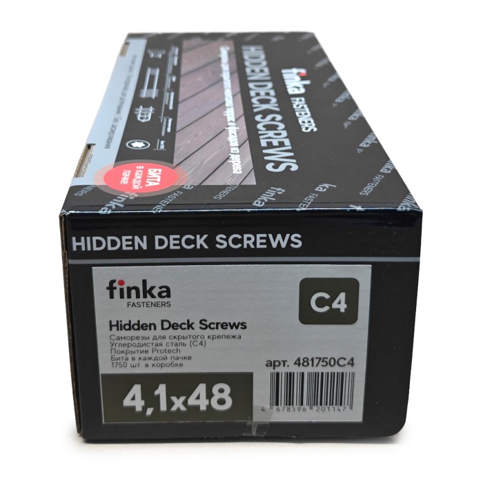 Саморезы Finka Hidden Deck Screws C4 48 mm (1750 шт)