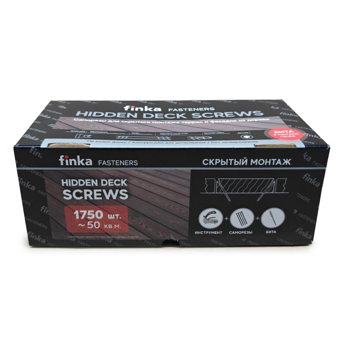 Саморезы Finka Hidden Deck Screws C4 48 mm (1750 шт)