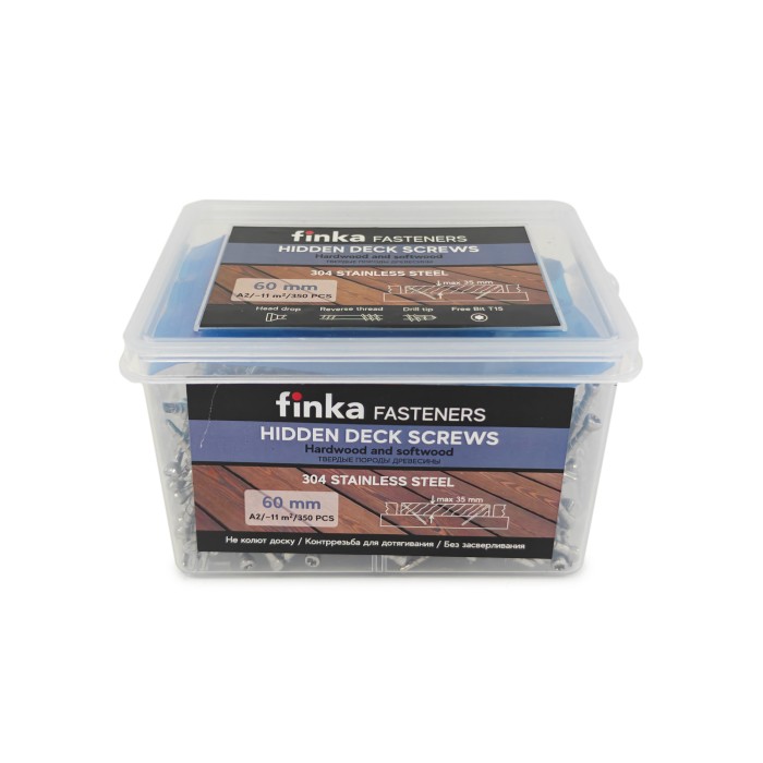 Саморезы Finka Hidden Deck Screws A2 60 mm (350 шт)