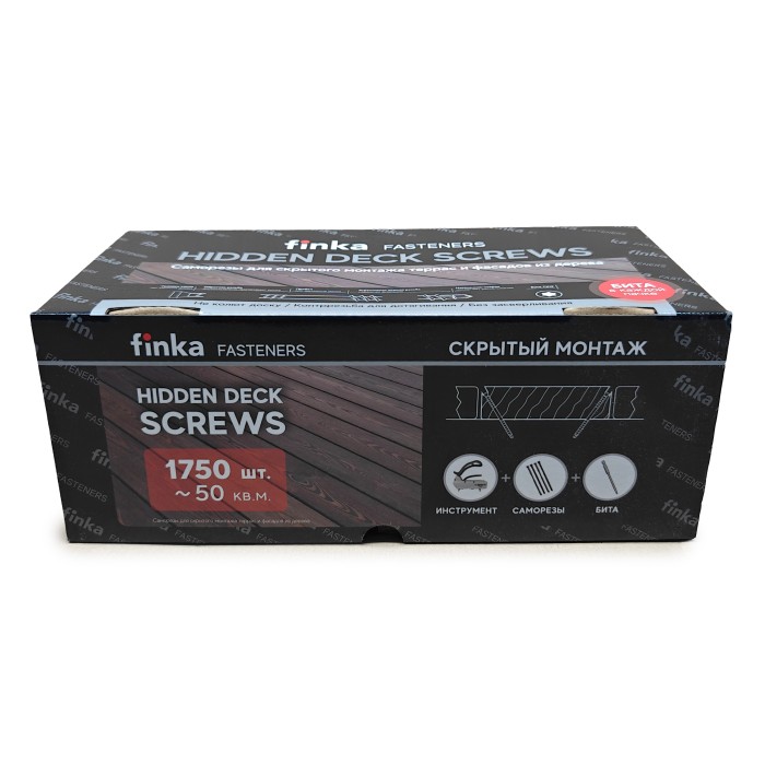 Саморезы Finka Hidden Deck Screws A2 60 mm (1750 шт)