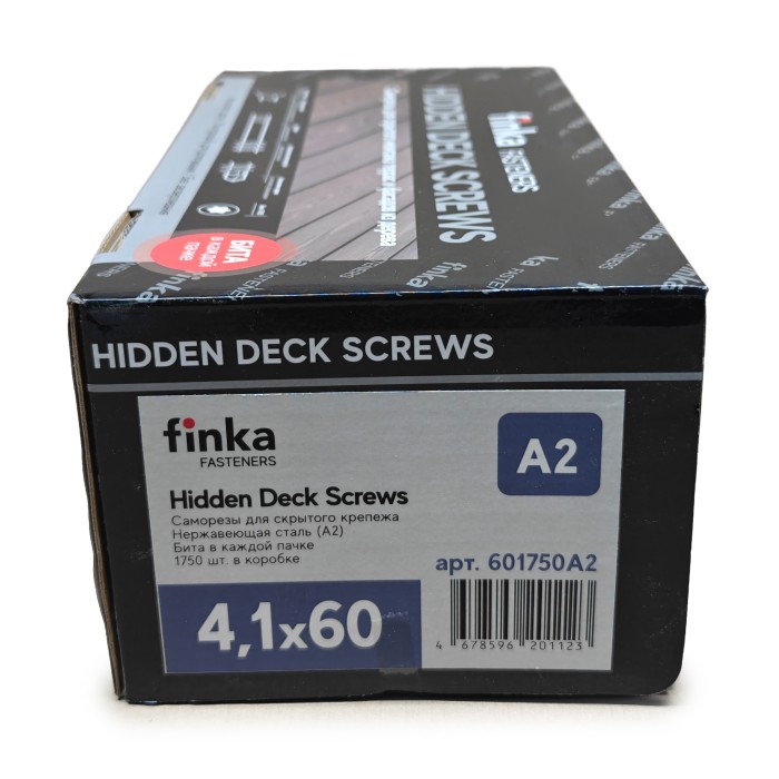 Саморезы Finka Hidden Deck Screws A2 60 mm (1750 шт)