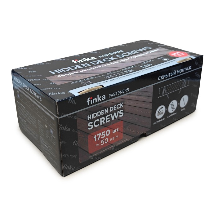Саморезы Finka Hidden Deck Screws A2 60 mm (1750 шт)
