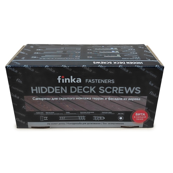 Саморезы Finka Hidden Deck Screws A2 60 mm (1750 шт)