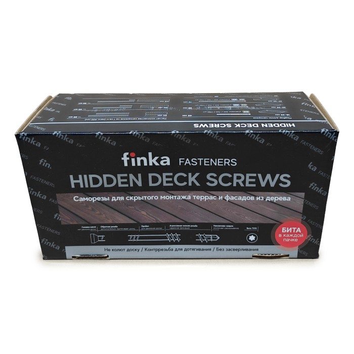 Саморезы Finka Hidden Deck Screws C4 60 mm (1750 шт)