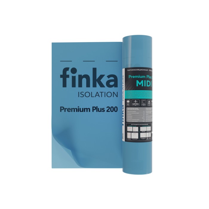 Плёнка для пароизоляции Finka Premium Plus 200 MIDI, 75m², 30шт на паллете