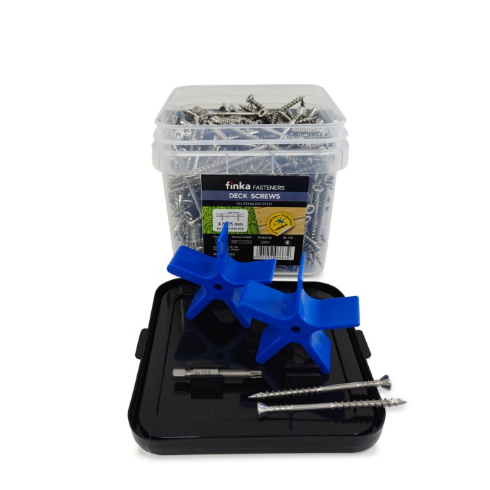 Саморезы Finka Deck Screws A2 4,8x75 mm T25 (350 шт)