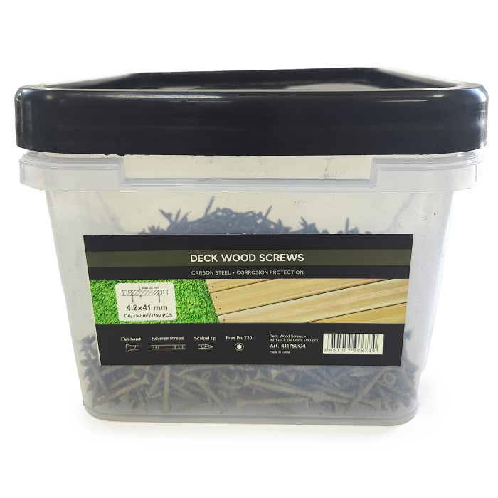Саморезы Finka Deck Screws C4 4,2x41 mm T20 (1750 шт)
