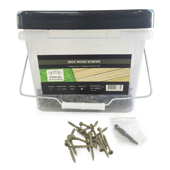 Саморезы Finka Deck Screws C4 4,2x41 mm T20 (1750 шт)