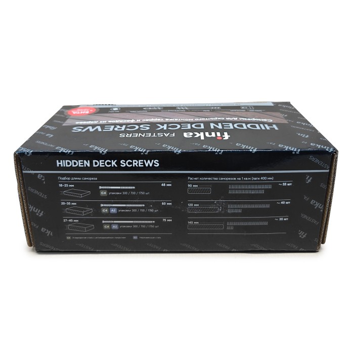 Саморезы Finka Hidden Deck Screws C4 75 mm (1750 шт)