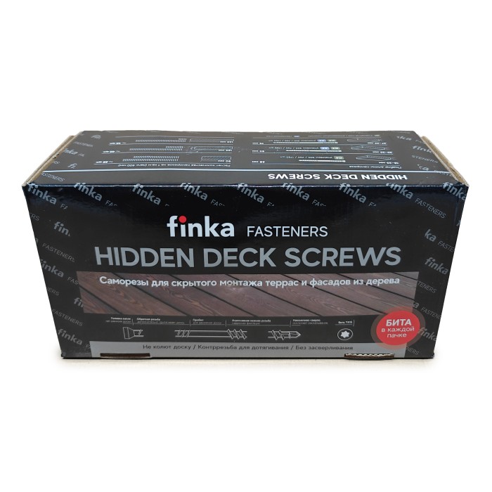 Саморезы Finka Hidden Deck Screws C4 75 mm (1750 шт)