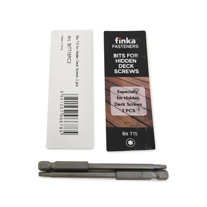 Биты для саморезов Finka Hidden Deck Screws (2 шт)