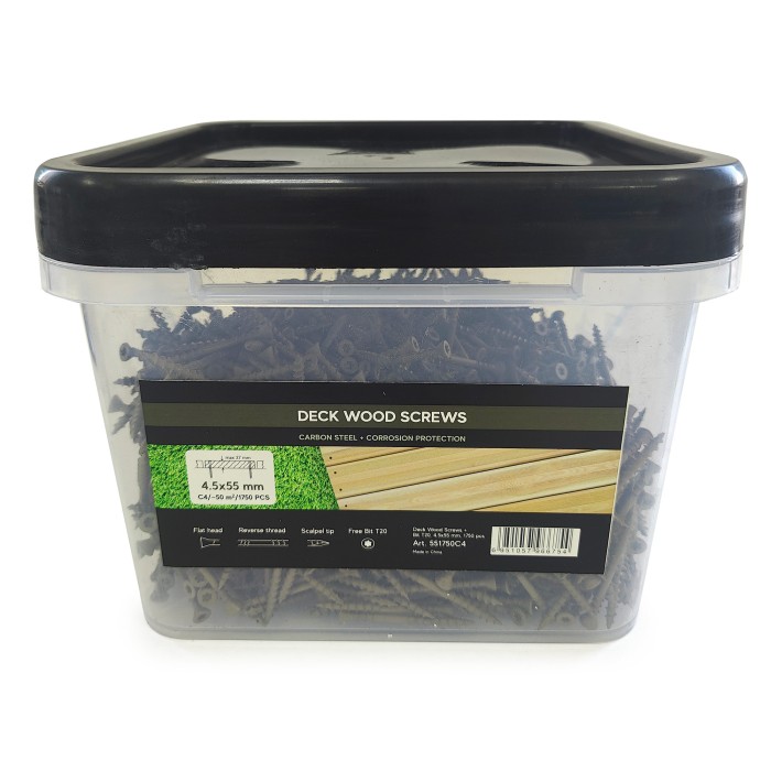 Саморезы Finka Deck Screws C4 4,5x55 mm T20 (1750 шт)