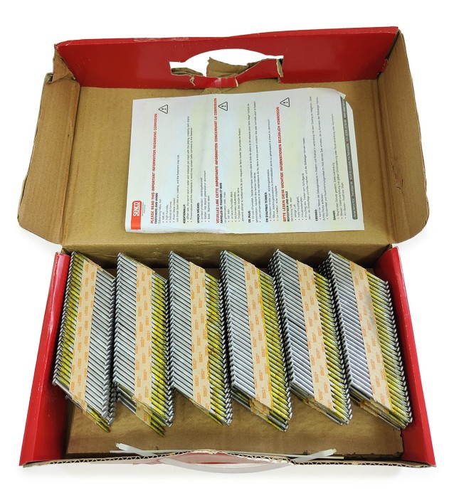 Реечные гвозди Senco D34 2.9x50 Ring HDG (Горячий цинк 2000 шт)