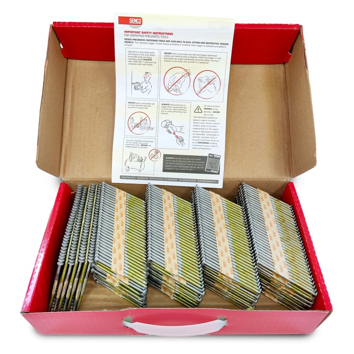 Реечные гвозди SENCO D34 2.9x65 Ring HDG (Горячий цинк 2000 шт)