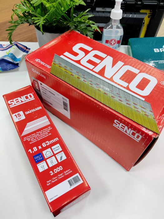 Финишные гвозди SENCO DA 1.8x63 (Гальваника 3000 шт)