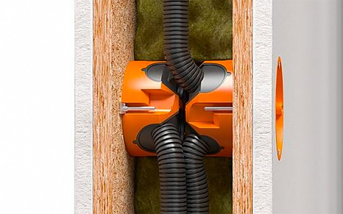 KAISER O-range ECON герметичная установочная коробка для каркасных стен (Ø 68 мм, 48 мм)