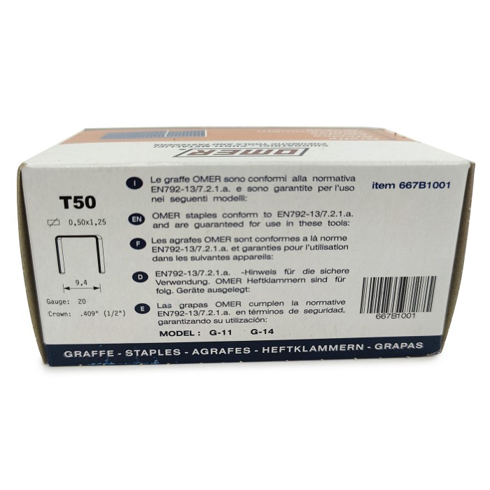 Скобы Omer 11/10NK (Rapid 140/10) 5000шт