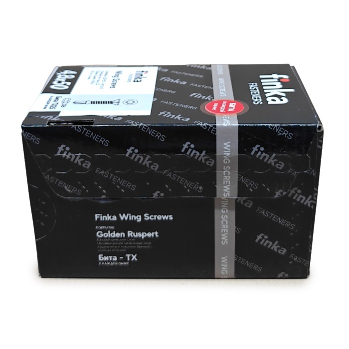 Шурупы флюгельные Finka Wing Screws 4,8x50 TX25 (Golden Ruspert, 200шт)
