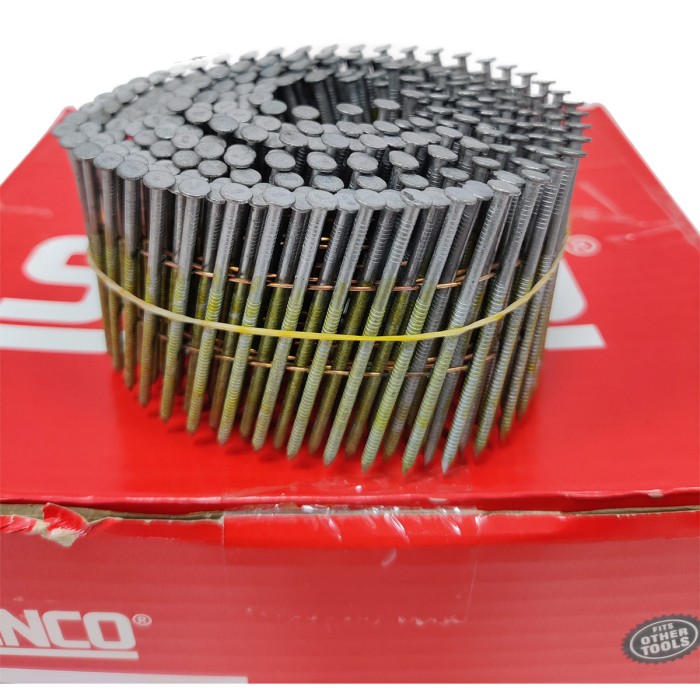 Барабанные гвозди SENCO 2.3х60 Ring HDG (Горячий цинк 2400 шт)